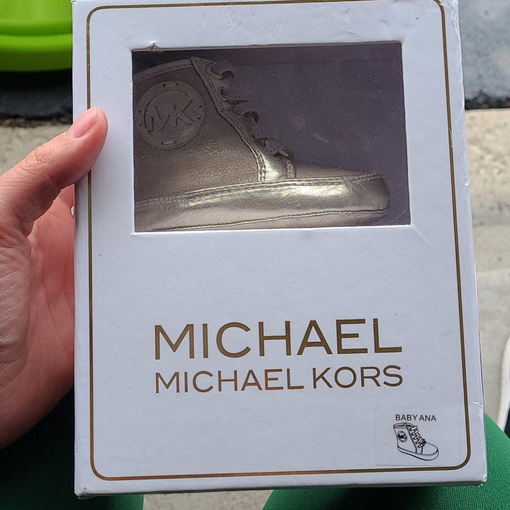 MMK Gold Crib Sneakers